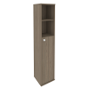 Style Шкаф высокий узкий правый Л.СУ-1.6 (R) Вяз Благородный 412*410*1980