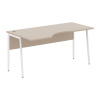 Стол прямой СА-1P(L) Мокачино/Белый 1600х900х755 IMAGO PLUS