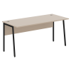 Стол прямой СП-4P Мокачино/Черный 1600х720х755 IMAGO PLUS