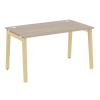 Onix Wood Стол письменный OW.SP-3.8 Дуб Аттик/Дуб Светлый/Металл Белый 1380*800*750