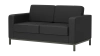 Диван двухместный Руум Domus black