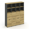 Concept Шкаф 4 узкие секции, 5 ниш CN.STU-544 A 1668*420*19