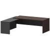 Стол руководителя левый KZP-22L Дуб венге/Графит 2200x2000x750 Кортез