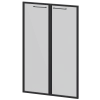 Фасады рамочные стеклянные KZF-38RS(Ч) Тонированный 784x20x1158 Кортез