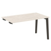 Onix Wood Стол-приставка OW.SPR-3.8 Денвер Светлый/Дуб Темный/Металл Антрацит 1380*800*750