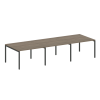 Metal System Quattro Переговорный стол (3 столешницы) на П-оразном м/к 40БП.ПРГ-3.2 Вяз Благородный/