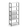 Shelf System Односекционный стеллаж пятиярусный SN.STM-511 Белый/Металл Антрацит 810*400*1980