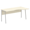 Стол прямой СА-1P(R) Клен*/Алюминий 1600х900х755 IMAGO PLUS