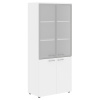 Шкаф комбинированный с топом XHC 85.7 Белый 856х432х1955 XTEN