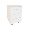 Onix Direct Тумба мобильная (TIP-ON) O.TM-3 TIP Денвер Светлый/Белый Бриллиант 432*460*633