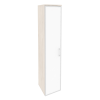 Onix Шкаф высокий узкий левый O.SU-1.10 R (L) white Денвер Светлый/Стекло White 400*420*1977