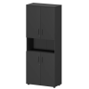 Шкаф СМШ-58Д4 Графит 792x380x1990 Смарт