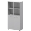 Шкаф высокий комб. СМШ48.28F.28RS(Б) Белый 792x380x1595 Кортез