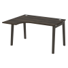 Onix Wood Стол эргономичный левый OW.SA-3 (L) Дуб Мали/Дуб Темный/Металл Антрацит 1380*1180*750 (800