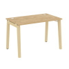 Onix Wood Стол письменный OW.SP-2.7 Тиквуд Светлый/Дуб Светлый/Металл Белый 1180*720*750