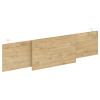 Onix Direct Lux Царга стола руководителя O.M-CSR-6 Тиквуд Светлый/Хром 1740*450*54