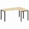 Metal System Стол криволинейный правый на П-образном м/к БП.СА-4 (R) 1600*1