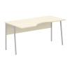Стол прямой СА-1P(L) Клен*/Алюминий 1600х900х755 IMAGO PLUS