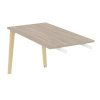 Onix Wood Direct Брифинг-приставка OW.BR-13 Дуб Аттик/Дуб Светлый/Металл Белый 1380*720*750