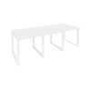 Onix Стол переговорный O.MO-PRG-3.0 Белый Бриллиант/Металл Белый 2340*980*750