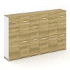 Concept Шкаф 6 узких секций, 4 ниши CN.STU-464 W 2500*4
