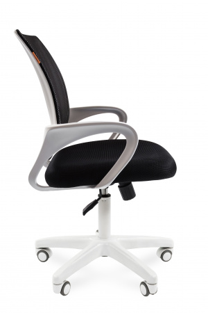 Кресло для персонала CHAIRMAN 696 белый пластик (white) черный