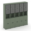 Concept Шкаф 5 узких секции, 5 ниш CN.STU-553 RP B 2084*420*1922