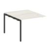 Metal System Quattro Проходной элемент перег. стола на П-образном м/к 40БП.ППРГ-1 Дуб Наварра/Металл
