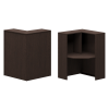 Стойка угловая левая А-555 Дуб венге 900x900x1220 Ресепшн