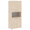 Шкаф с 2-мя комплектами глухих малых дверей и топом XHC 85.4 856х432х1955