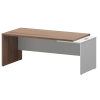 Стол руководителя правый KZ-20R Темный шимо/Белый 2000x900x750 Кортез