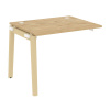 Onix Wood Наборный эл. раб. станции OW.1.NRS-1.8 Тиквуд Светлый/Дуб Светлый/Металл Белый 980*800*750