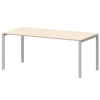 Стол на металлокаркасе для заседаний АМ-0058 Бук/Белый 1800x850x760 Арго-М