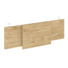 Onix Direct Lux Царга стола руководителя O.M-CSR-4 Тиквуд Светлый/Хром 1340*450*54