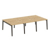 Onix Wood Рабочая станция OW.D.RS-6.1.8 Тиквуд Светлый/Дуб Темный/Металл Антрацит 2940*1635*750