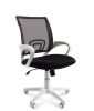 Кресло для персонала CHAIRMAN 696 белый пластик (white) черный