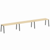 Metal System Рабочая станция на 3 места на А-образном м/к БА.СМ-3.5 5400*72