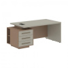 Стол руководителя с тумбой VCT 1890(L) 1800х900х750