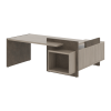 Стол СФ-531211 Дрифтвуд /Бетон чикаго темно-серый 2000х1798х840 WOOD&STONE