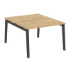 Onix Wood Рабочая станция OW.D.RS-2.2.7 Тиквуд Светлый/Дуб Темный/Металл Антрацит 1180*1475*750