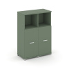Concept Шкаф 2 узкие секции, 3 ниши CN.STU-323 W Кобо/Металл Белый 836*420*1186