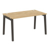 Onix Wood Стол письменный OW.SP-3.8 Тиквуд Светлый/Дуб Темный/Металл Антрацит 1380*800*750