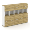Concept Шкаф 5 узких секций, 4 ниши CN.STU-455 W 2084*4
