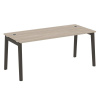 Onix Wood Direct Стол руководителя OW.SRR-5.8 Дуб Аттик/Дуб Темный/Металл Антрацит 1780*800*750