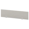 Экран для одиночного стола СМЭ18-14 Ясень шимо/Белый 1400x18x350 Арго-М