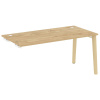 Onix Wood Стол-приставка OW.SPR-4.8 Тиквуд Светлый/Дуб Светлый/Металл Белый 1580*800*750