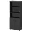 Шкаф СМШ-58Д2С2 Графит 792x380x1990 Смарт