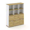 Concept Шкаф 3 узкие секции, 4 ниши CN.STU-431 W 1252*4