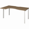 Стол эргономичный левый на металлокаркасе НТМП.П-060.ЛВ 1600x1000x750