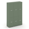 Concept Шкаф 3 узкие секции, 5 ниш CN.STU-532 W Кобо/Металл Белый 1252*420*1922